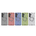 For Samsung Galaxy A35 5G Case Honeycomb MagSafe Shockproof Camera Protection Back Cover Galaxy A35 5G casing. 