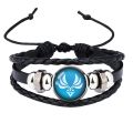 Hot Game Genshin Impact Bracelet Anime Element Vision God's Eye Men Punk Fashion Leather Bracelets for Women Bangle Jewelry Gift. 