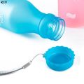 【HOT】 550ML Portable Sling Transparent Matte Water Cup Candy Color Water Bottles Drinking Cup Kettle Outdoor Sports Water Bottle. 