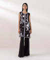 Sapphire Stitched - 2 Piece - Embroidered Cotton Net Suit For Women. 
