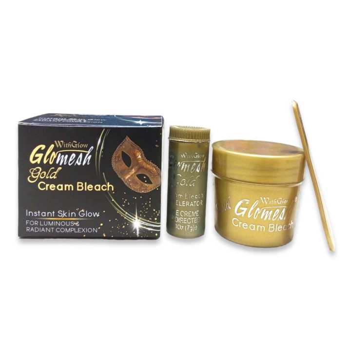 Glomesh 24K Gold Facial Glowing Bleach Cream