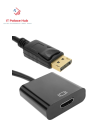 Display port to HDMI Adapter Dp( Port) Male to HDMI Female Converter - Black. 