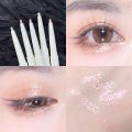 4 Color Eye Shadow Pen Shimmer Eyeshadow Stick Glitter Diamond Shiny Highlight Pen Pearlescent Waterproof Brightener Sleeper Pencil Eye Makeup Cosmetic. 