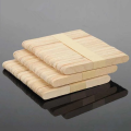 Pack of 100 Large Flat Craft Sticks Ice Cream Sticks Wooden Popsicle Sticks for DIY Craft Creative Designs Children Education. 