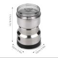 Mini Electric Grinder Machine AL-662 for Kitchen 4 Blades Stainless Steel Bowl | Small Electrical Blender Mixer Chopper Set tool for Spice / Spices / Masala / cardamom | Box Bottle Mini mixer for Coffee beans, Masala, Nuts | Multi-Functional. 