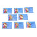 Baby Shark Invitation Cards - 4 Inch By 3 Inch - Invitation Cards - Baby Shark Theme - Multicolors - Girls - Pack Of 8. 