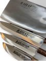 4 PCS QURBANI KNIFE SET- 1KG RAHAT KAMANI TOKA - 3 PCS RAHAT J2 STEEL MADE PROFESSIONAL BUTCHER KNIVES- HIGH QUAITY KNIVES AND CLEAVER FOR PROFESSIONAL USE - WOODEN HANLDE FOR BETTER GRIP AND IMPORTED MATERIALS USE. 