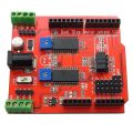 Duel Stepper motor driver shield for Arduino Open. 