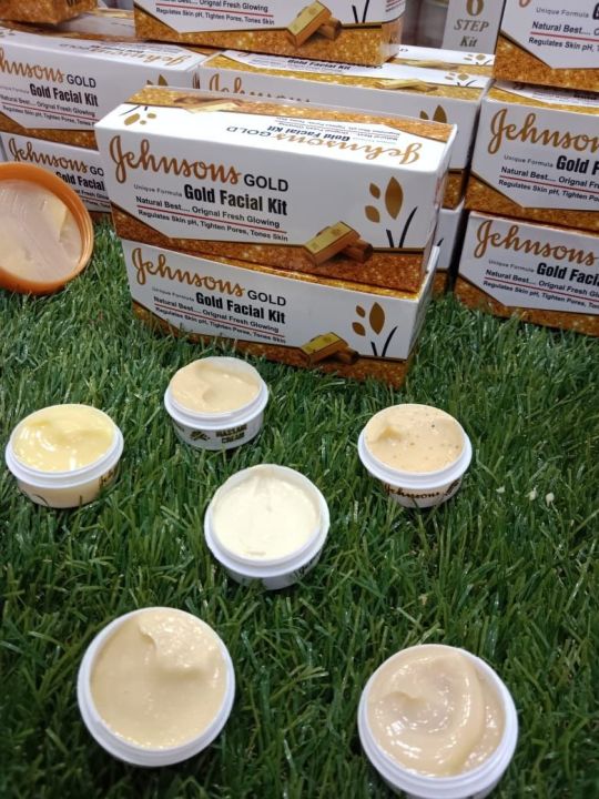 Johnson Gold Facial Kit - 6-Piece Luxury Skincare Set
