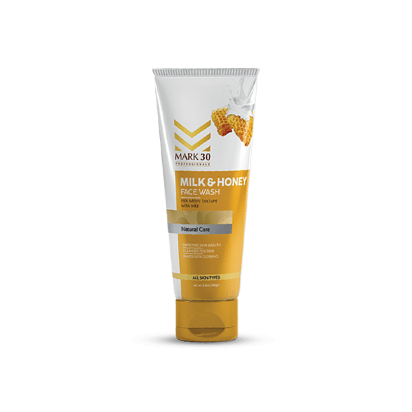 Mark 30 Milk And Honey Face Wash| Face Wash With Milk And Honey| Brightens Skin| Cleanses Pores| Reduces Dullness| For All Skin Types| Moisturises Skin|Reduces Acne Scars|Softens Skin|Reduces Dryness|
