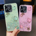 For Realme C51 Case Sparkling Soft Transparent Silicone Space Planet Stars Moon Girl Anti Fall For Realme C51 Back Cover. 