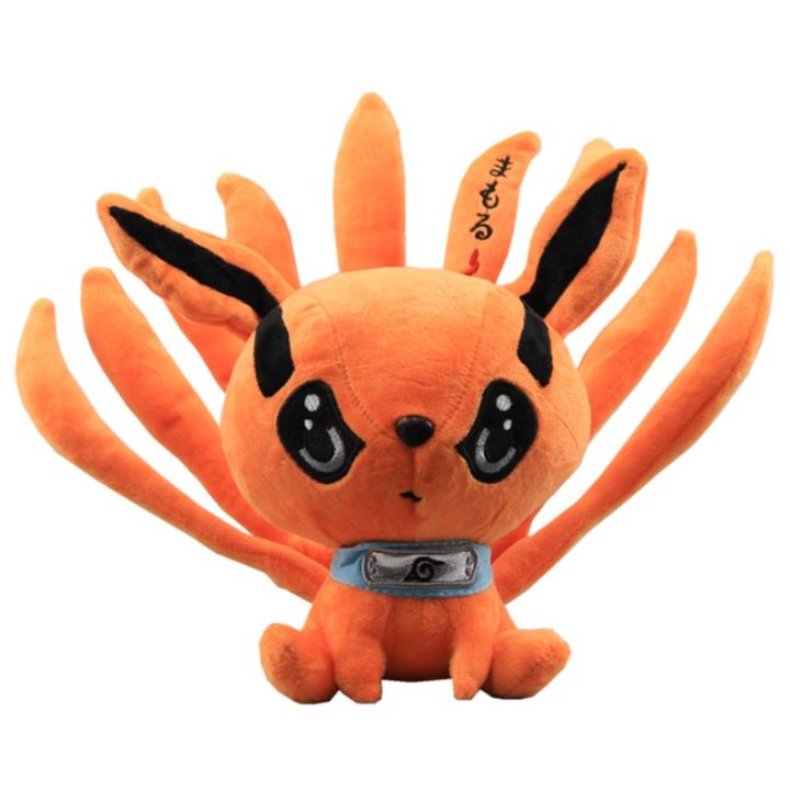 Q Version Nine-Tailed Fox Fairy Tail Beast Anime Ninja 9 Tail Fox Plush Doll Children's Gift Prize Claw Doll