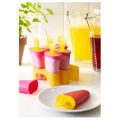 Popsicle Molds Set, 6 Pcs Ice Lolly Moulds DIY Ice Cream Pop Molds for Children, Toddlers and Adults. 