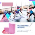 Yoga Blocks Stretch Strap Sets Gym Foam Brick Stretching Belt Body Shaping Training Exercise Fitness Gym Accessories. 