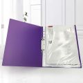 【FUN LIVE】 A4 Clip File Folder Transparent Candy Color Loose Leaf Binder Storage Organizer School Office Supply. 