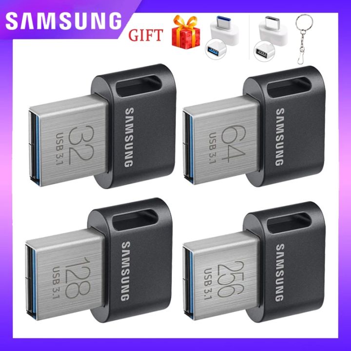 【COD + Gift】Samsung Pen Drive pendrive USB 3.1 2tb 1tb 512gb 256gb 128gb Flash 16gb 32gb 64gb Metal Mini Memory usb3.1