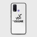 Vivo Y30 Cover - SkinLee HQ Infinity Glass Case (Soft) - Caste Name Gujjar Customized Cover - SKINLEE-664-1-776-570. 