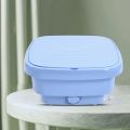 Techmanistan 11L Capacity Mini Foldable Washing Machine and Washer Dryer Combo Machine, Folding Washing Machine Bucket, Portable Folding Semi-Automatic Washing Machine, Automatic Washer with Spin Dryer For Washing Clothes. 