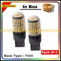 CANBUS LED Turn Signal Indicator Light Bulbs For Car (2 Pcs) 7440 T20 Waterproof, High Quality, Super Brightness Hazard / Blinker led Lights. 