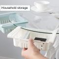 Stretchable Fridge Organizer Adjustable Storage Shelf Drawer Basket Fresh Spacer Layer Refrigerator Organizer for Candy Fruit - 2 pc. 