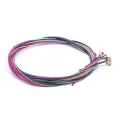 1 Set Rainbow Colorful Color String for Acoustic Guitar & 6 Pcs E, A, D, G, B, E nickel plated steel Guitar Strings Set. 