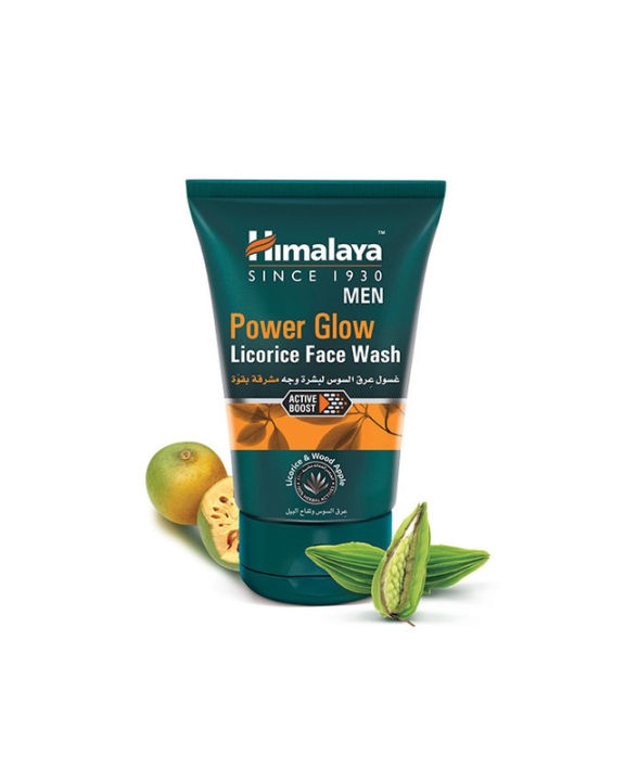 Himalaya Power Glow Licorice Mens Face Wash 100 Ml