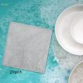 20Pcs Wire Dishcloth Metal Wire Dish Towels No Scratch Steel Wire Dishwashing Rags Wire Cleaning. 