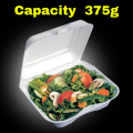 Disposable Foam Food Box Container  For Snack/Biryani/Food (Capacity 375 Grams) - Styrofoam Food Box - Disposable Thermocol Biryani Boxes. 