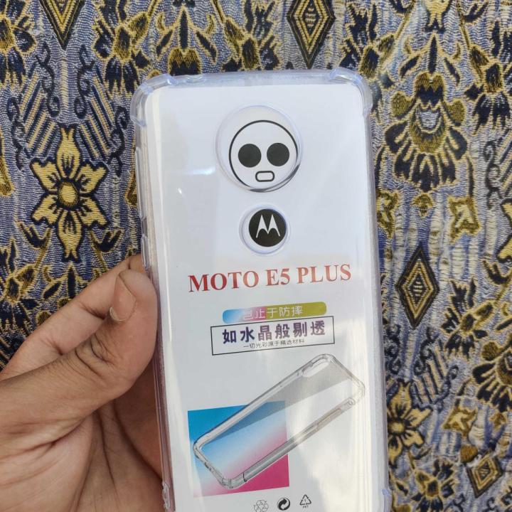 Motorola E5 Plus Silicone Transparent Tpu Back Cover Shock Proof Case Bumper Airbag Back Pouch For Moto E5+