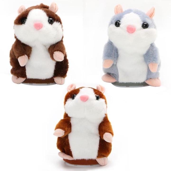 Smart Electric Cute Talking Recording Nod Hamster Mouse Record Chat Pet Plush Toy Gift for Kids