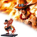 NYT Ace Model Anime One Piece Action Figure Replaceable Head Pvc Cartoon Miniature Collectible For Children. 
