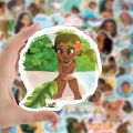 50PCS Cartoon Movie Moana Stickers Disney Princess Waterproof Decals for Laptop Skateboard Kids Girls Toys Party Accessory. 
