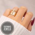 Trendy Heart shape rings for couples/girls. 