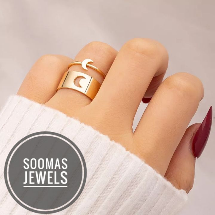 Trendy%20Heart%20shape%20rings%20for%20couples/girls%20-%20Image%204