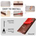 93cm PVC Material Self-Adhesive Weather Stripping Under Door Draft Stopper Window Seal Strip 40mm Insulator Door Sweep Prevent. 