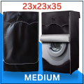 Original Washing Machine Cover Waterproof & Dustproof UV Coated- Fits Haier, Dawlance Top Load, Front Load, Twin Tub/ Double Tub Washing Machine Cover with Zipper - All Sizes & Models - Home Essentials. 
