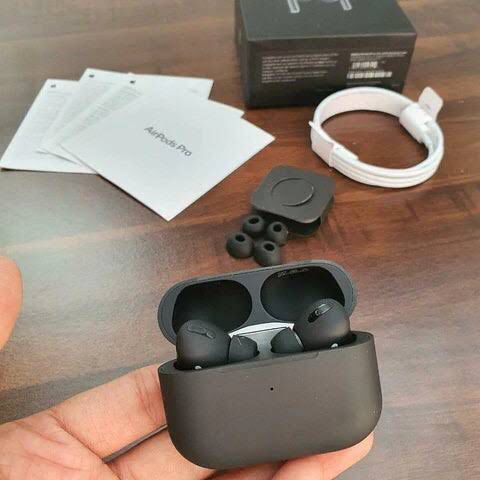 Airpods Pro Black High Bass Sound Quality, Wireless Earbuds