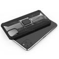 Apple iPhone 11 Pro MAX Back cover Predator Armor Metal Ring Grip Shockproof Dual Layer Rugged Hard Cover for Apple iPhone 11 Pro MAX - BLACK. 