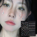 Face Stickers Love Pearls DIY Self-adhesive Children's Gemstone Stickers Stage Temporary Tattoo Waterproof Festival Art. 