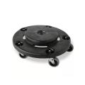 Trolley Mover Brute Twist on/Off Round Dolly, Use with BRUTE Trash Can, Black. 