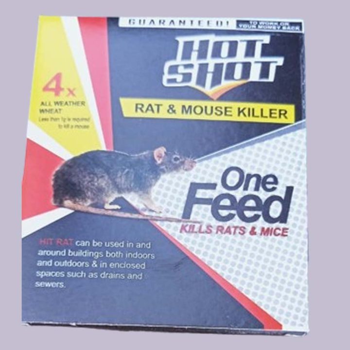 Rat and Mouse Killer | Best High Quality Rat & Mouse Killer | Effect both on indoor or outdoor | 4X effective in all weather