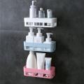 Shelf Organizer Wall Mounted Nailless Shower Corner Bathroom Kitchen Storage Holder Rack. 