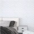 2 metre 3D Soft Foam Brick Wallpaper Sticker Roll DIY Self Adhesive Living Room Home Kitchen Bathroom Decorative Wall Paper. 