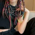 Children's Hair Braiding Color Rope Girls Handmade Braided Dirty Braid Headband Hair Ribbon Hair Tie Hair Braid Hair Rope Dirty Braid. 