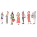 100pcs/pack lovely girls Stickers scrapbooking hand book fashion girl sticker. 