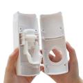 Set of Toothpaste Dispenser & Brush Holder - White  Toothpaste Dispenser and tooth brush holder Toothpaste Dispenser automatic For Homes And Bathrooms white Automatic Toothpaste Dispenser & Toothbrush Holder | LA URUS SHOP. 