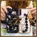 cute protective case Phone Case For Huawei Y6P Skin-friendly feel Cartoon Bear bracelet soft case phone case Simplicity. 