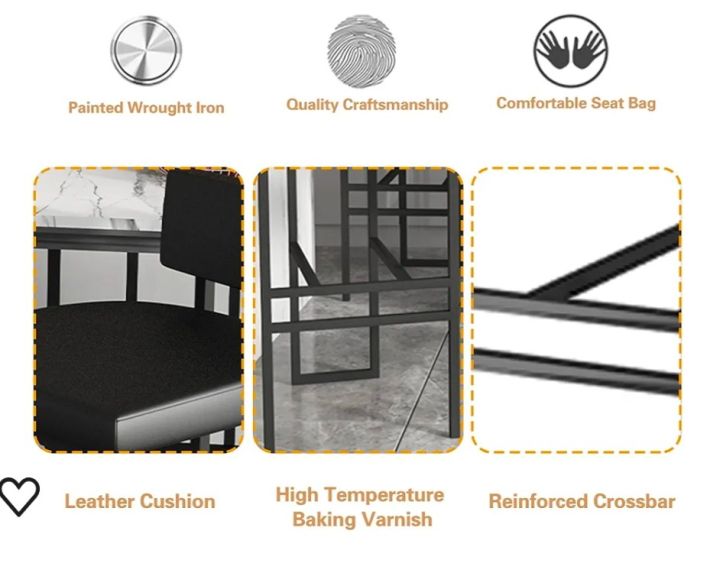 Kitchen%20Counter%20Bar%20Stools,%20pack%20of%201,%20High%20Stools,%20Bar%20Chairs,%20Modern%20Bar%20Cabinets%20Chair%20with%20Comfortable%20Backrest%20and%20Foot%20Pedal%20for%20Living%20Room,%20Dining%20Room,%20Kitchen%20(White%20.Black%20Golden.%2075%20cm)%20-%20Image%204