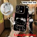Casing Infinix zero 30 5G Infinix zero 30 4G phone case softcase electroplated silicone shockproof cover new design hanging neck crossbody lanyard for girls with Holder back cover wdktm02. 