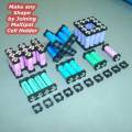 100pcs Single Cell 18650 Battery Holder Spacer Black Plastic Lithium Cell Bracket by Electria. 